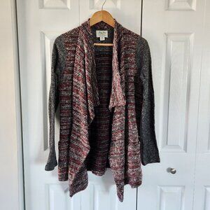 Lucky Lotus Lucky Brand Soft Knit Open Front Waterfall Cardigan